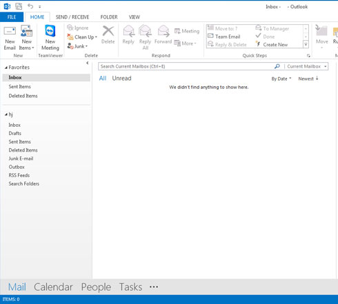 تنظیم ایمیل بر روی نرم افزار مایکروسافت Outlook 2013