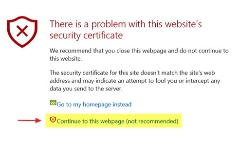 خطای https در مرورگر Microsoft Edge در استفاده از پورتال ثبت دامنه و هاست